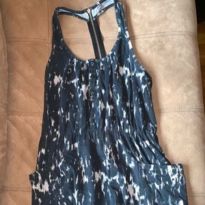 TIEDYE DRESS. ZIP BACK. POCKETS